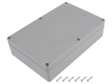 Carcasă universală ABS gri &icirc;nchis IP67 146x222x55mm