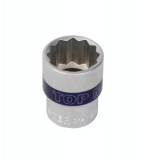 Tubulara scurta 1/2&amp;quot; x 09 mm 12 colturi CRV Topmaster Profesional