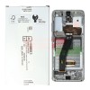 LCD+Touchscreen cu Rama Samsung Galaxy S20 / G980 WHITE Original Service Pack