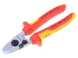 Foarfece izolate pentru tăiere cabluri din cupru și aluminiu 165 mm