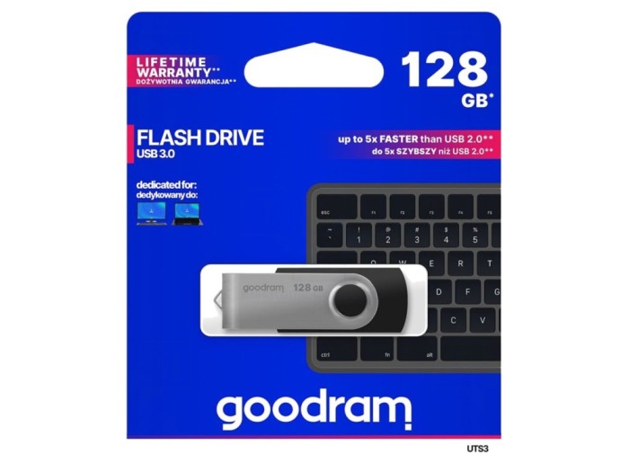 Pendrive USB 3.0 128GB, negru