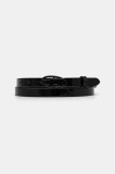 Diesel curea de piele PLAY-D B-PLAY 15 belt femei, culoarea negru, X10323.PR271