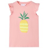 Tricou pentru copii, roz, 92, vidaXL