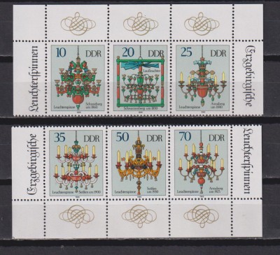 GERMANIA DEMOCRATA AVIATIE 1989 MI 3289-3294 MNH foto