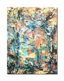 Cumpara ieftin Tablou impasto de toamna tarzie pictat manual, 40x30cm acril pe panza in relief efect 3D, Kenny Varniote