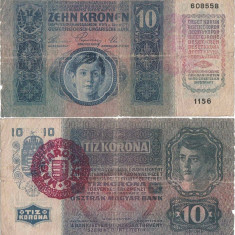 1915 ( 2 I ), 10 korona ( P-19a ) - Ungaria
