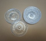 Set 6 Coasters (Suporturi de pahare) din cristal Hofbauer - Germania