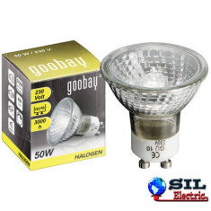 Bec halogen dicroic reflector GU10, 50W foto