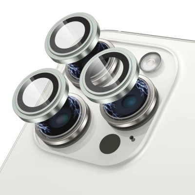 Folie pentru iPhone 16 / iPhone 16 Plus - Lito S+ Camera Glass Protector - Green Titanium foto