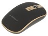 Mouse optic wireless USB A negru/auriu 4 butoane 10m, Gembird