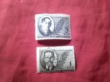 2 Timbre URSS 1933 - Personalitati - Activisti Comunisti , 1kop.stampilat si 3kop. nestamp cu pliu