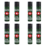 Cumpara ieftin Set 8 Spray Autoaparare NATO Jet 60ml, Raza 3m, IdealStore, Verde, Aluminiu, Portabil, Non-toxic