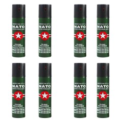 Set 8 sprayuri autoaparare NATO, propulsie jet, 60 ml