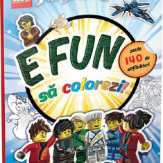 Lego Ninjago: E fun sa colorezi! Carte de colorat cu abtibilduri