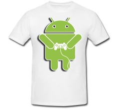 Tricou &quot; Android playing game &quot;