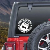 Sticker autoadeziv pentru vehicule Off Road, model "You Can Go Fast",