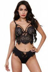 A463-1 Set lenjerie cu sutien tip bralette foto