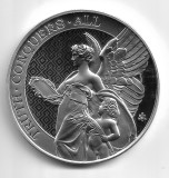 Marea Britanie - Virtutile Reginei - 2022 TRUTH CONQUERS ALL - 5OZ .999 Fine Silver 5 Pounds