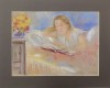 Ghelman Lazar (1887-1976) - Lectura, Pastel pe Hartie, 35x26cm, 1932, Certificat Autenticitate
