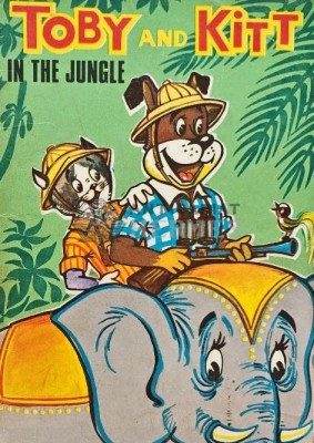 Toby and Kitt in the jungle - 1974 (C203) foto