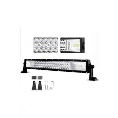 LED Bar 7D 324W 12V-24V, 55 Cm, TRI-row, Spot &amp; Flood Combo Beam