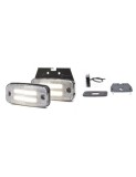 Lampa gabarit Led W158, 12V-24V, pozitie WAS Alb