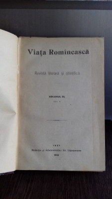 VIATA ROMANEASCA - REVISTA LITERARA SI STIINTIFICA, ANUL XI, 1916. NR. 1,2 SI 3 foto