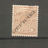 Luxembourg 1875 Definitives OFFICIEL 1C MH NG AM.260, Nestampilat