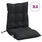 Perne de scaun spatar mic, 4 buc., negru, textil oxford