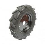 Roata completa 500/12 R1 8PR crampon cu janta neagra