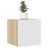 Cumpara ieftin Dulap TV montaj pe perete, stejar sonoma, 30,5x30x30 cm