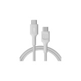 Cablu Greencell PowerStream USB-C 1.2m 100W &Icirc;ncărcare Rapidă PD Alb