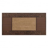 Covor antiderapant BH 806 pietre, exterior, interior - maro, 40x80 cm