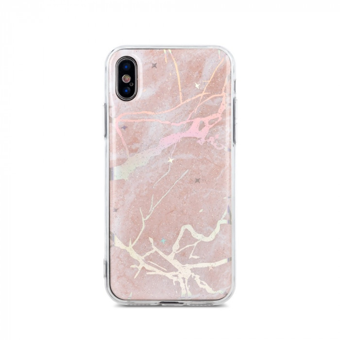 Husa HUAWEI Y6 2018 - Marble (Roz)