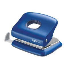 Perforator Rapid FC20, Capacitate 20 Coli, Plastic/Metal, Albastru, Perforator pentru Hartie, Perforator de Hartie, Perforatoare Hartie, Perforatoare foto