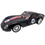 Macheta clasica de curse Ferrari Dino negru #46, replica metal scara 1:32 cu lumini, sunete si usi deschise