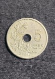 Moneda 5 centimen 1904 Belgia