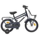 vidaXL Bicicletă pentru Copii 12 Inci pentru 2-4 ani Gri &icirc;nchis 42009289
