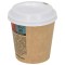 Capace pentru ceașcă cafea h&acirc;rtie 4oz 1000 buc plastic alb