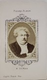 ALEXANDRE DUMAS , FIGARO ALBUM , D &#039;APRES FRANCK PHOT. , FOTOGRAFIE TIP C.D.V. , 1870