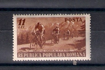 ROMANIA 1951 - CIRCUITUL CICLIST AL R.P.R., MNH - LP 281 foto