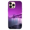 Husa compatibila cu Apple iPhone 14 Pro Max model Cityscape night view, Silicon, TPU, Viceversa, Transparent, Carcasa