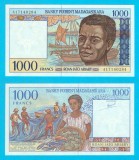 Madagascar (p#76) 1.000 Francs 1994 UNC &#039;Pescari&#039; serie: A17140284