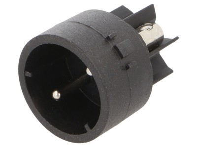 Conector Circular 2 Pini Nichelat foto
