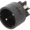 Conector Circular 2 Pini Nichelat