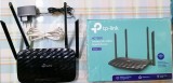 Router Dual Band Gigabit MU-MIMO AC1200 Archer C6 - TP-LINK, Port USB, 4, 1