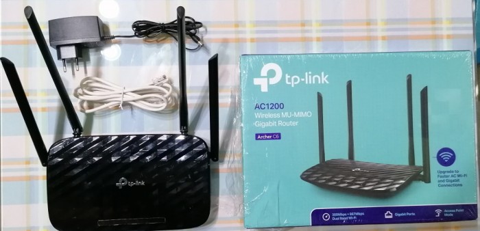 Router Dual Band Gigabit MU-MIMO AC1200 Archer C6 - TP-LINK