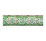 Bordura Decorativa Autoadeziva Verde Maro DM-Fix DM-B2005-2, 11cm x 10m, Model Geometric, Tapet