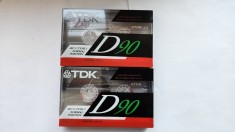 Lot 2 Casete TDK D90 Green TYPE I Normal Bias Sigilate