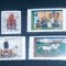 Mongolia 1990 Istoria secreta a mongolilor,Chingis Khan,armament de război,călăreți serie 8v nestampilata